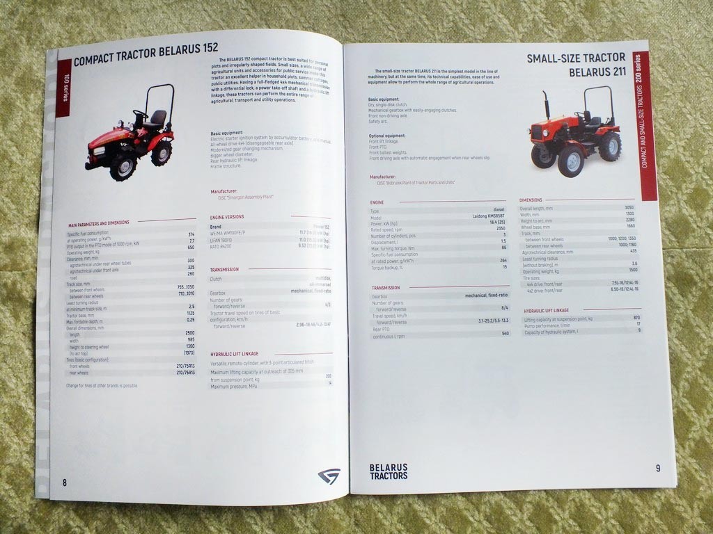 MTZ BELARUS Belarusian Tractor Loaders Brochure Anniversary Limited Catalog 2026