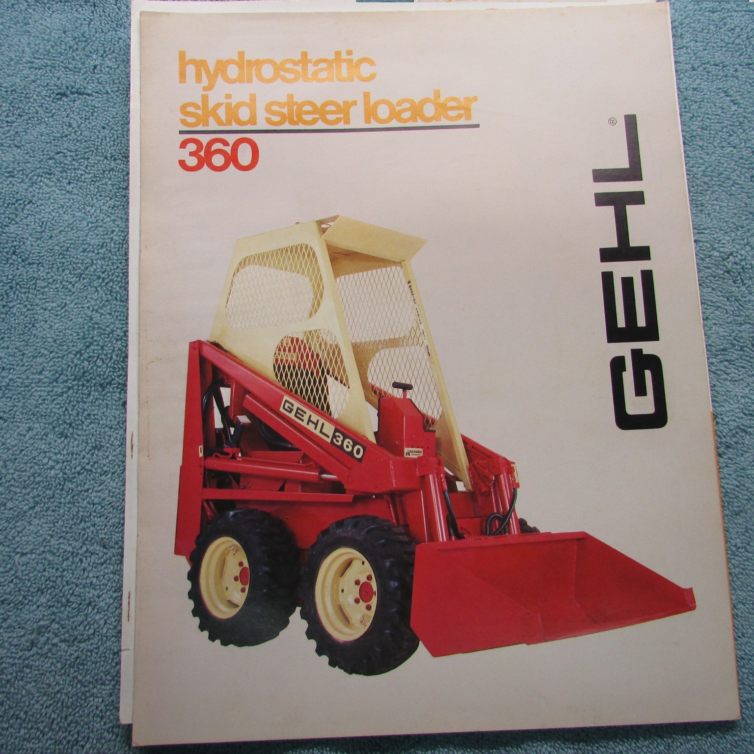 Gehl Skid Steer Brochure&rsquo;s (4) 4400, 4000, 360, BH2500