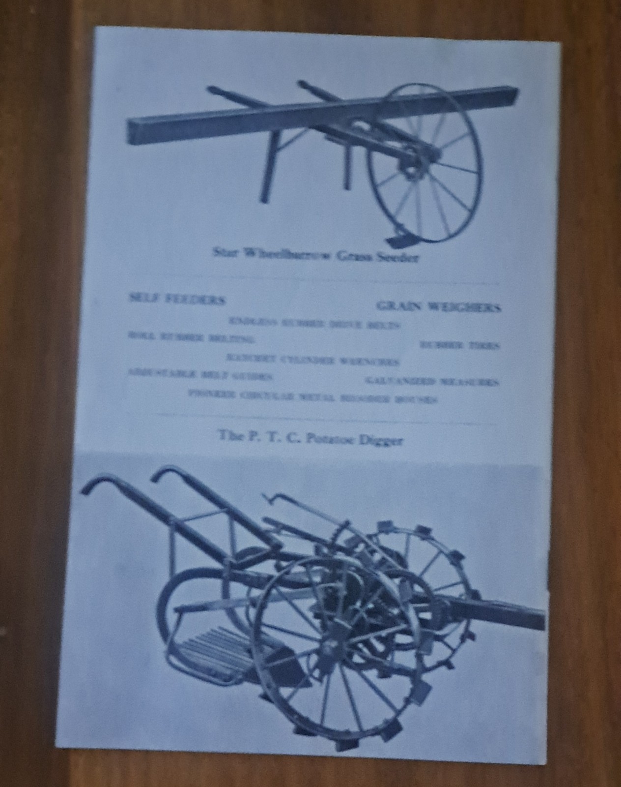 Pioneer Thresher Repair List. P865-3-36