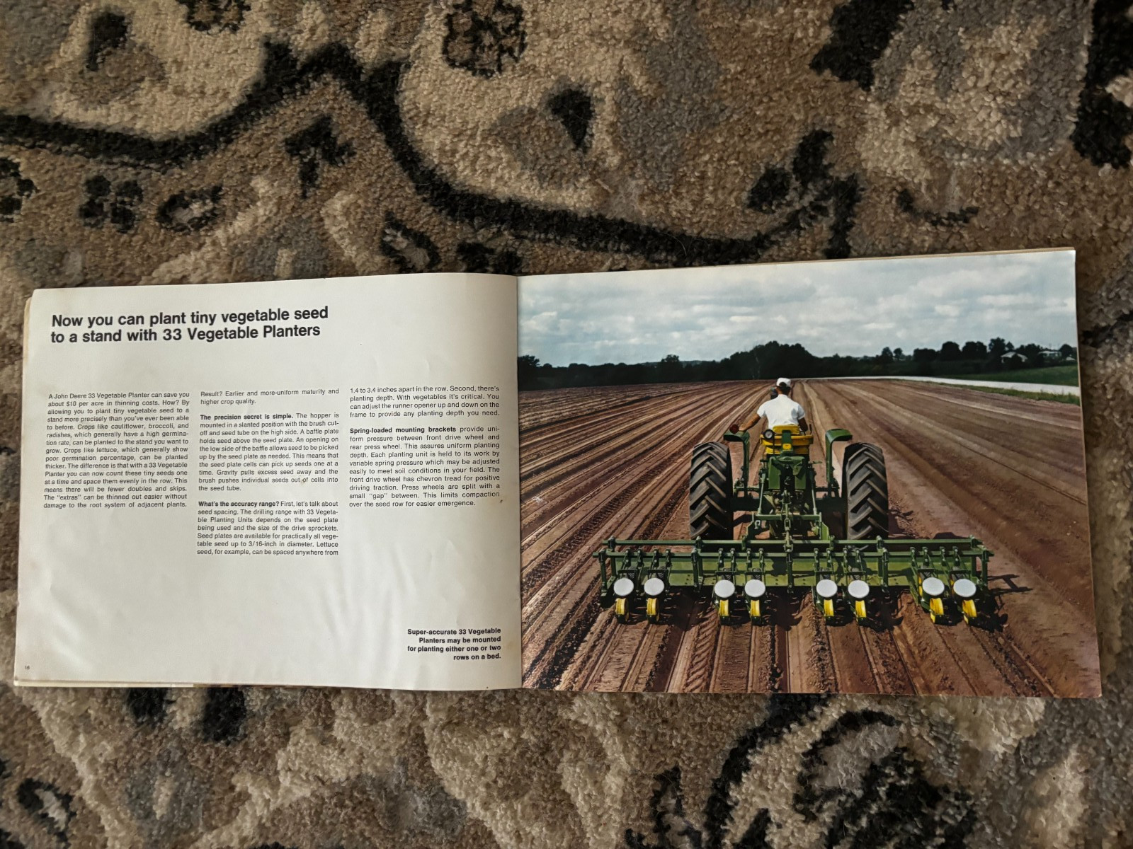 John Deere Unit Planters for 1969 Brochure DCPA26