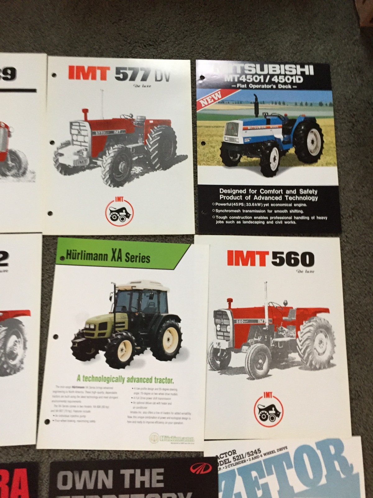 MASSIVE Lot of 113 Mixed &Rare tractor & equipment brochures Literature