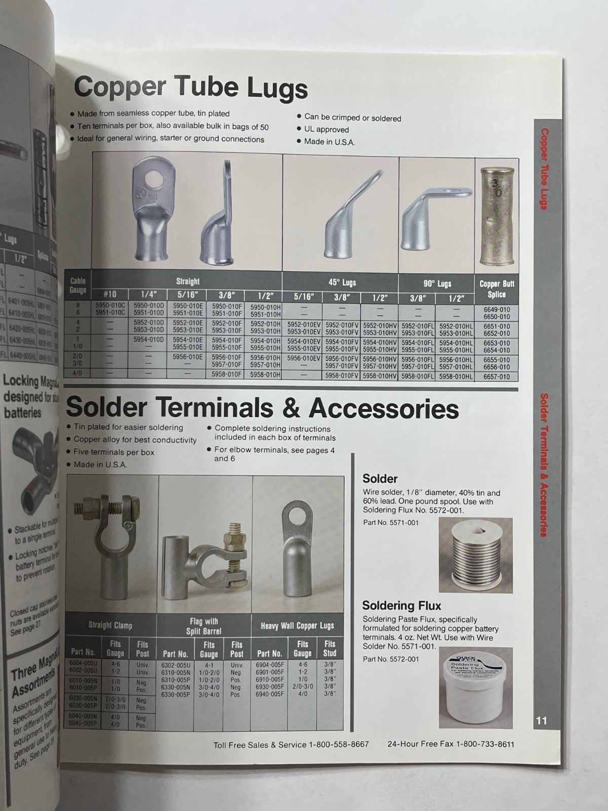 Quick Cable Accessories – Sales Brochure *Showroom Sales Page* 1980s