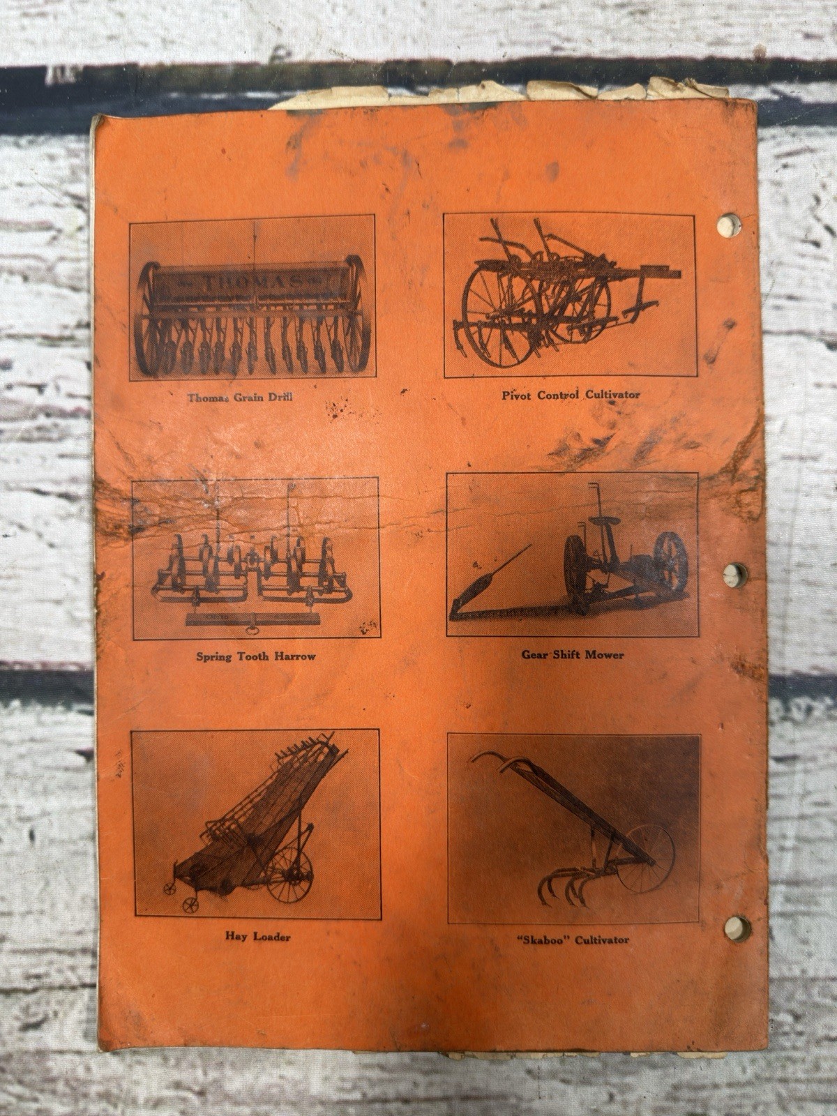 VTG Ohio Famous Black Hawk Planters Two & Four Row Repair Price List Book USA