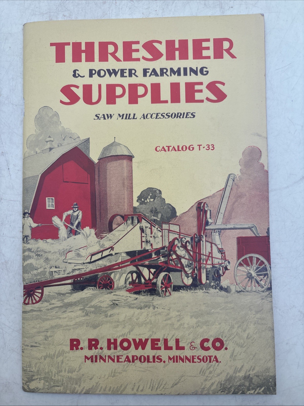 Thresher & Power Farming Supplies Saw Mill Accessories T-33 R.R. Howell Minneap