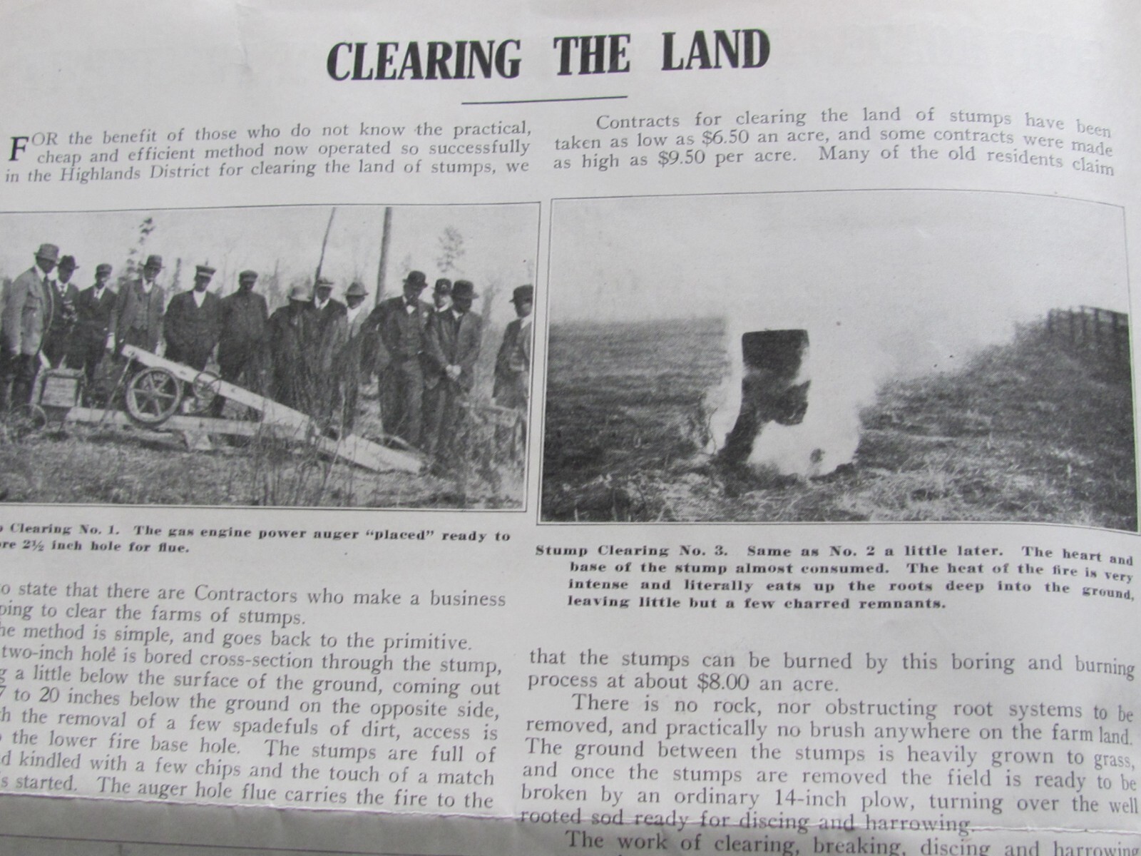 1910&rsquo;S SALE BROCHURE HIGHLANDS LOUISIANA LAND BY LONG BELL FARM LAND CORP