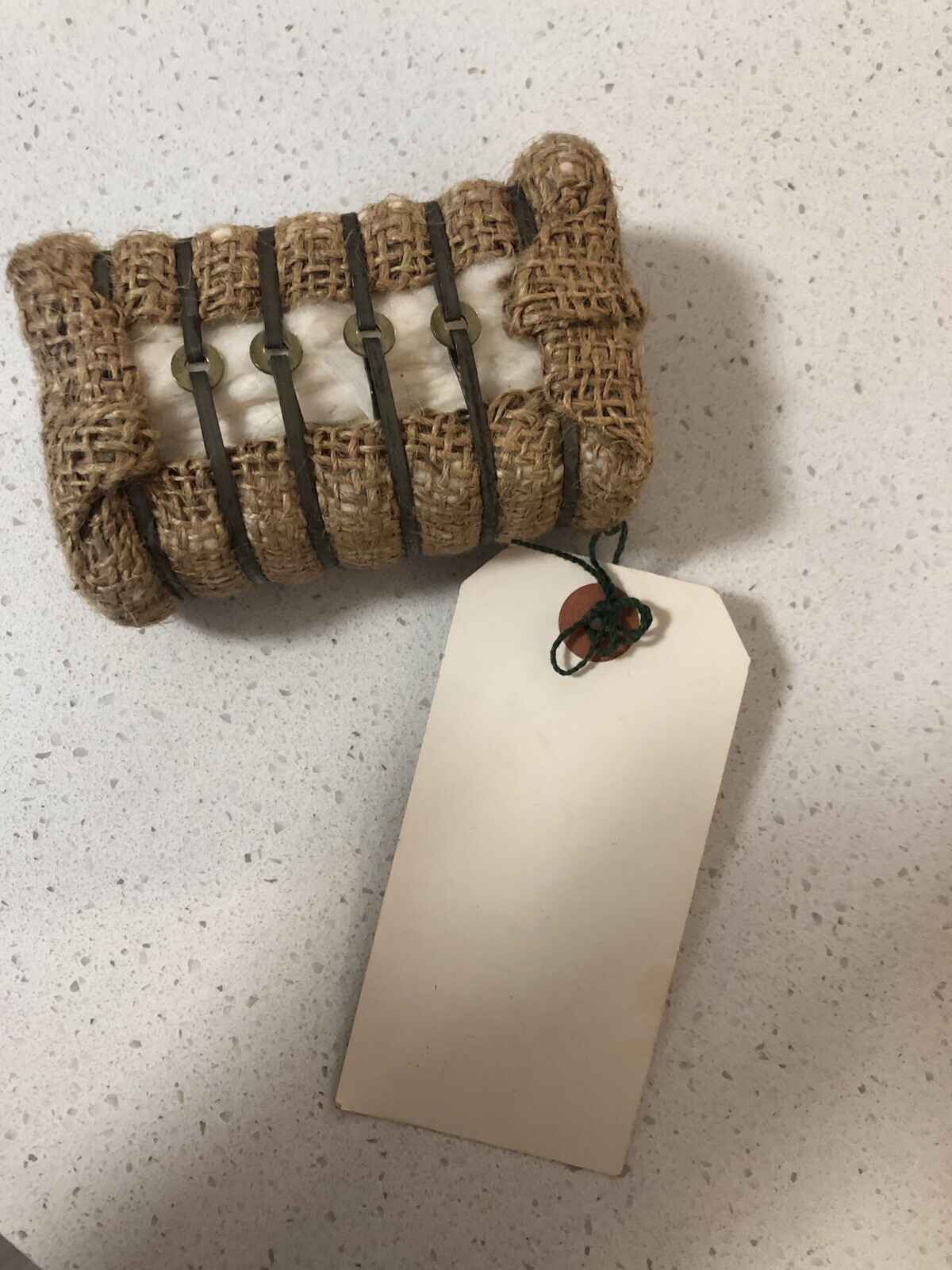 ✨Antique Miniature Cotton Bale Souvenir Alabama Dixie Vintage ✨