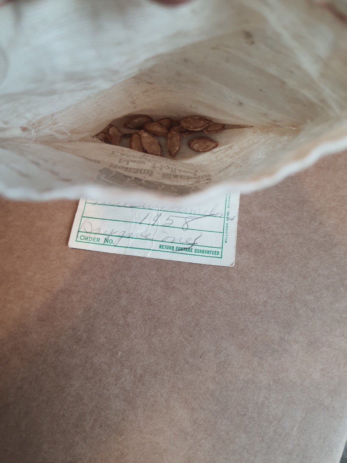 Vintage Cloth Mail bag, NH New Holland Machine Co, Lancaster Co, PA – VGC