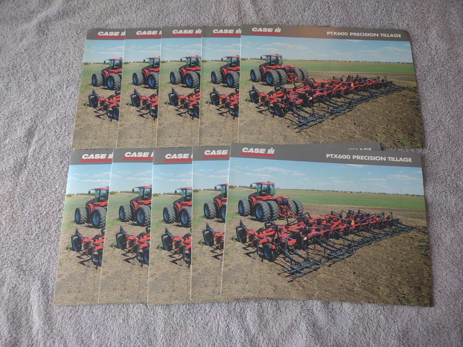 Case IH PTX600 Precision Tillage Sales Brochure. Lot Of 10.
