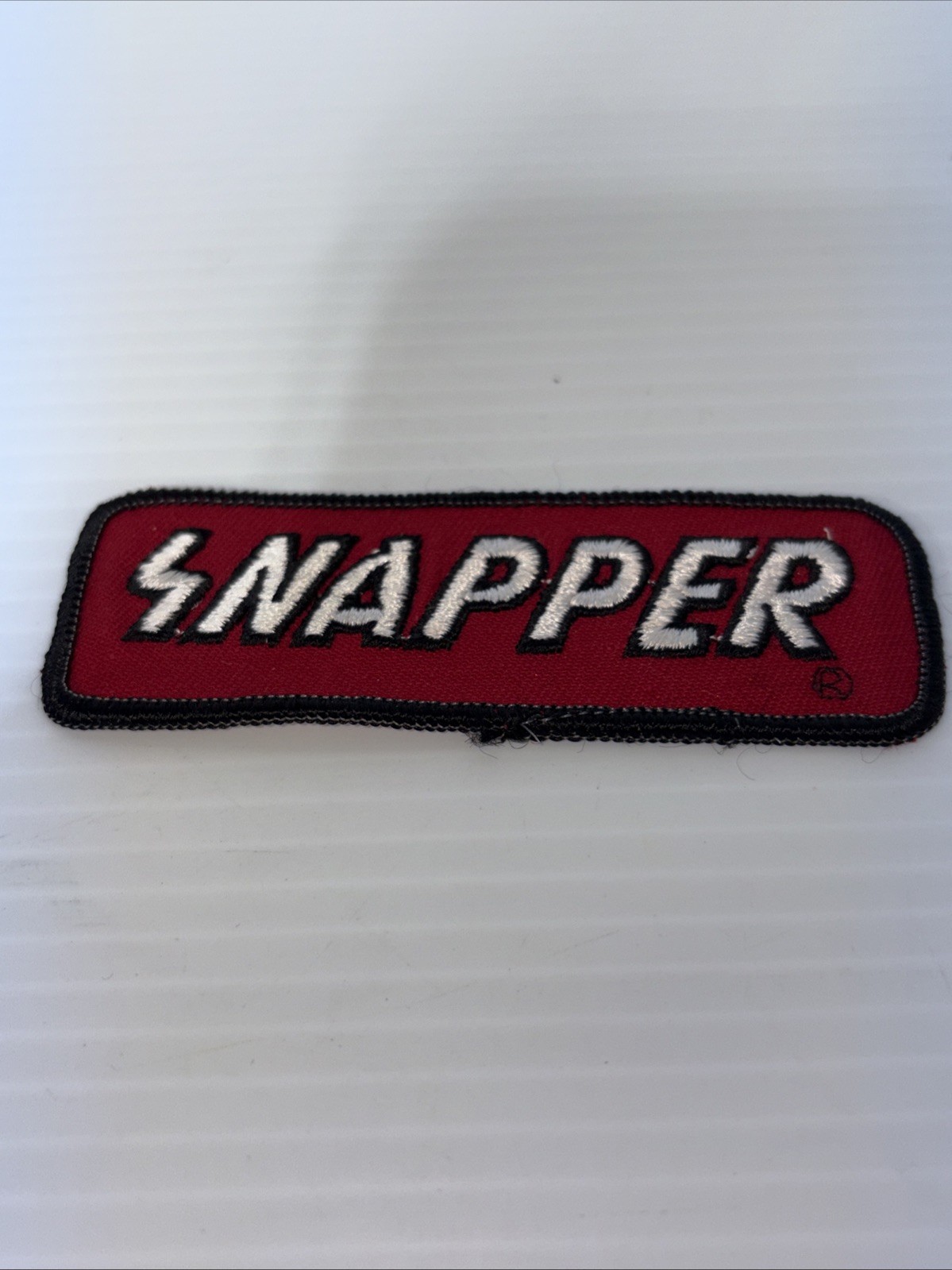 Vintage Snapper Tractor Lawn Mower Farm Equipment Patch NOS 1-3/8×4”