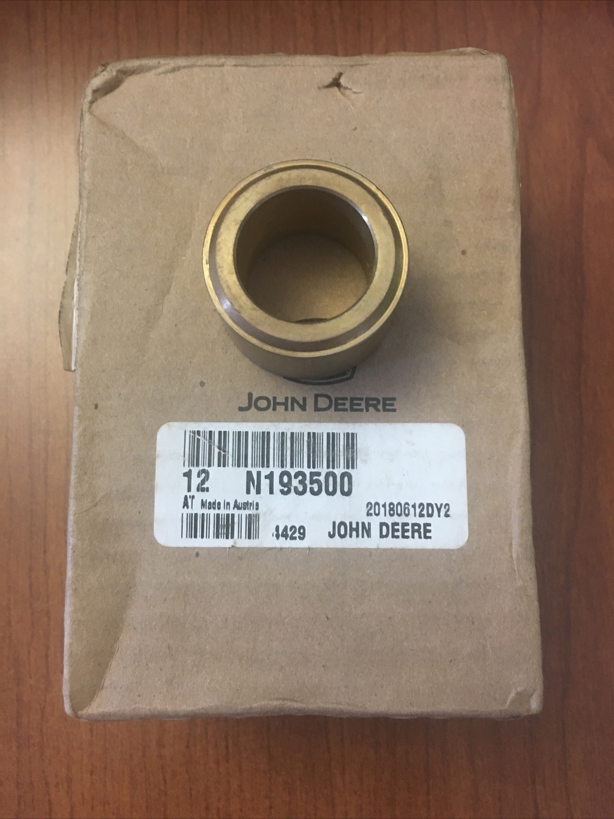 NOS John Deere Part No. N193500 Bushing OEM 12 In Box