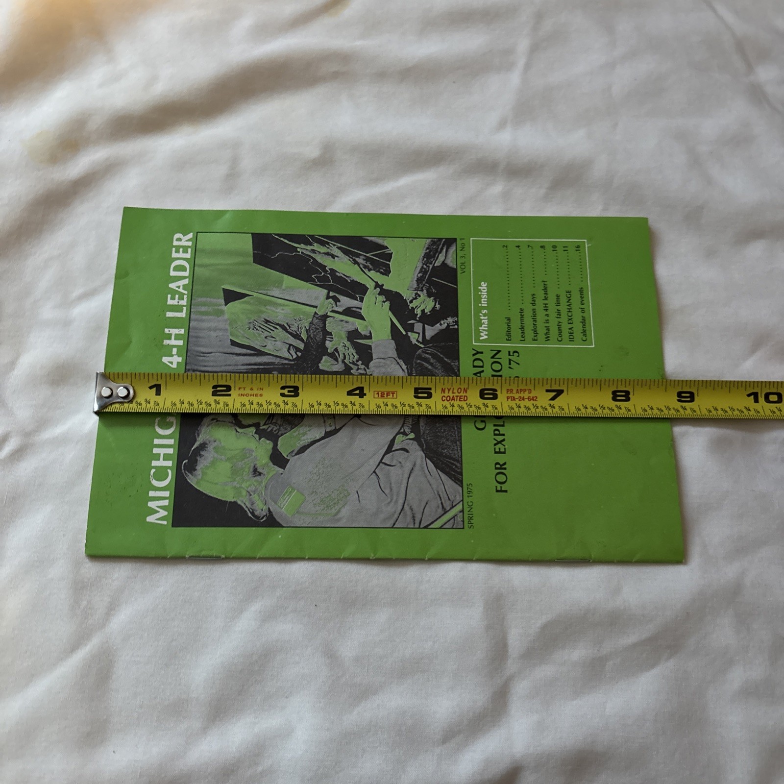 1975 Michigan 4-H Leaders&rsquo; Manual MSU Pamphlet Get Ready For Exploration