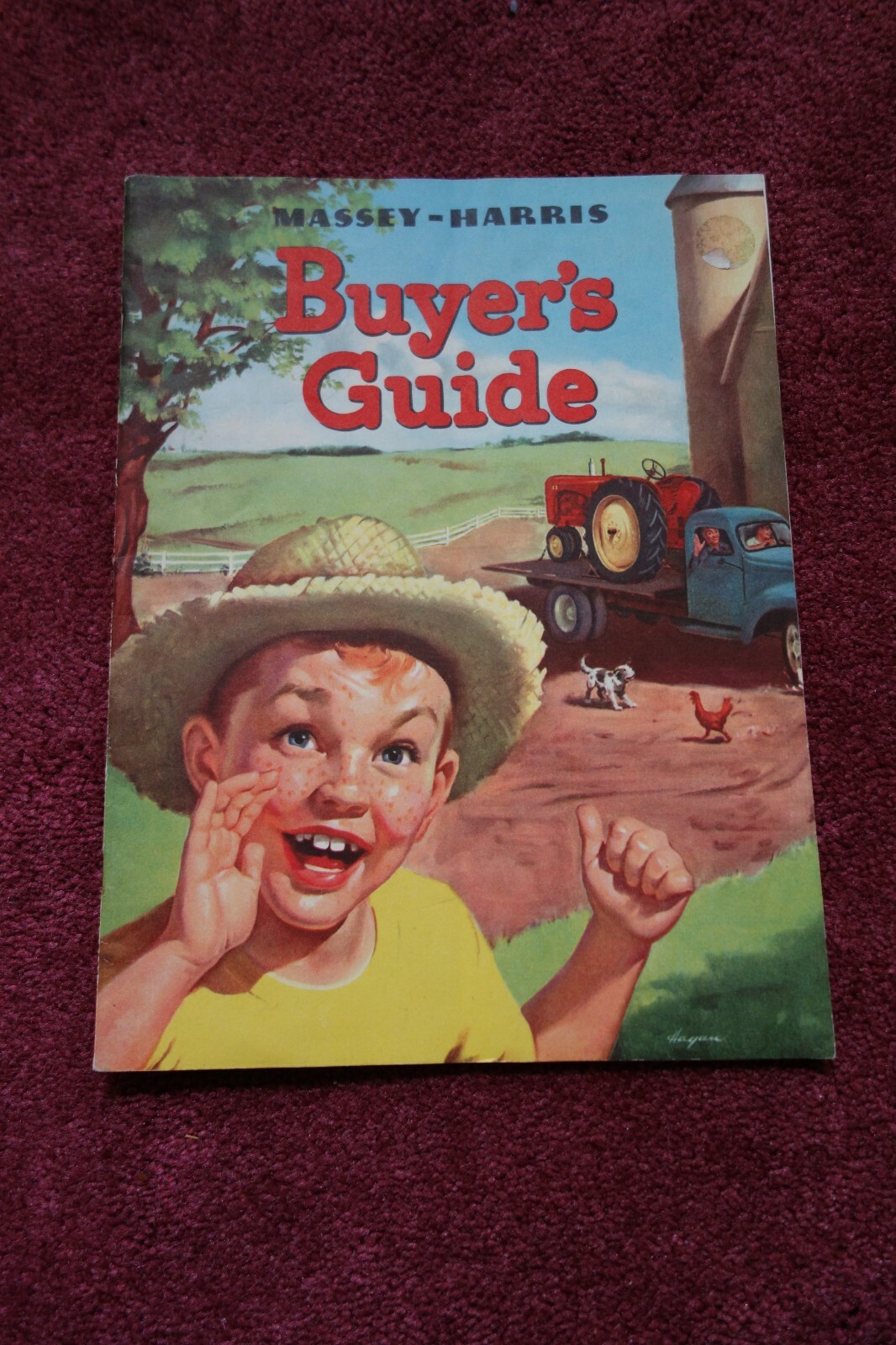 MASSEY HARRIS Tractors Buyer&rsquo;s guide Illustrated Full Color CATALOG