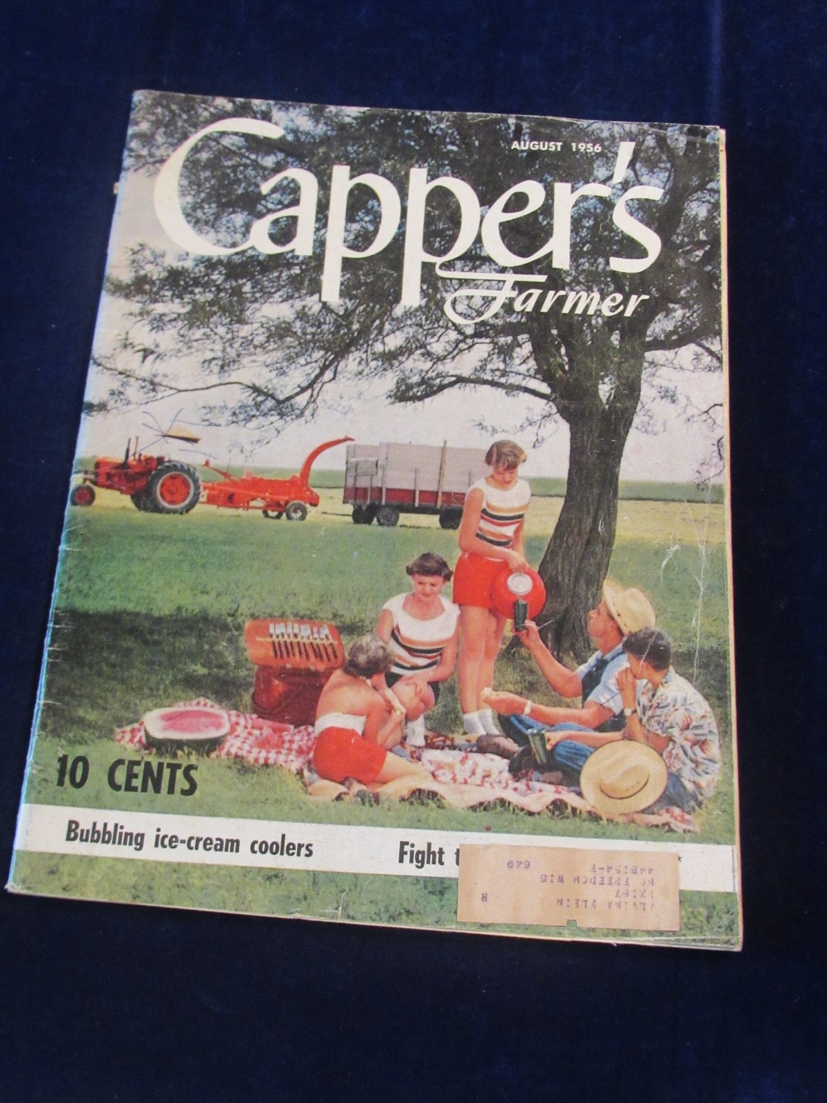 Vintage August 1956 Capper&rsquo;s Farmer Magazine Machinery & Equipment C632