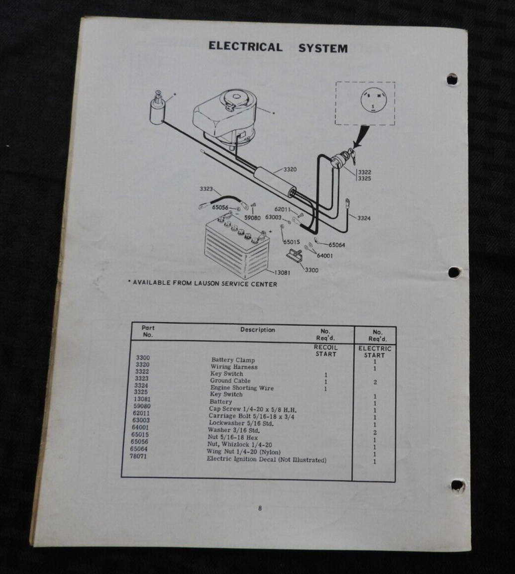 ORIG 1968-1969 ARIENS Emperor 7 Riding Lawn Mower Tractor Parts Operators Manual