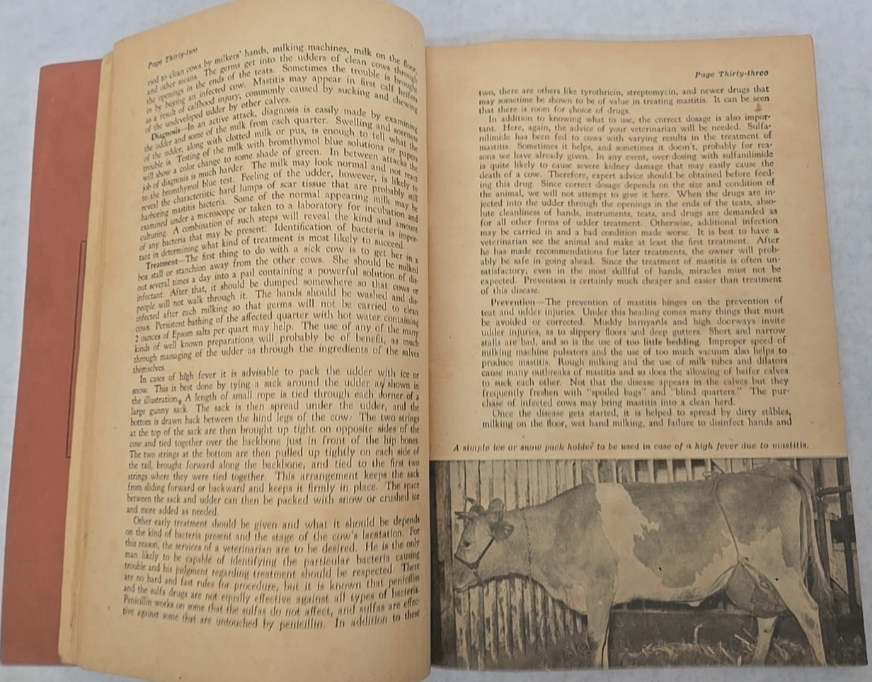 Vintage 1947 Hoard&rsquo;s Dairyman How to Treat Common Ailments of Farm Animals