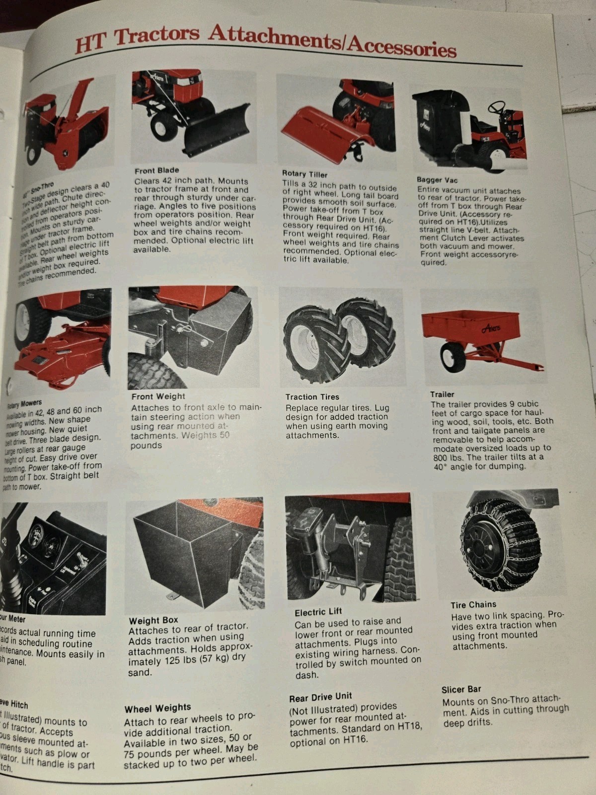 1985 ARIENS GARD N YARD PRODUCTS DEALERSHIP ADVERTISING BROCHURE