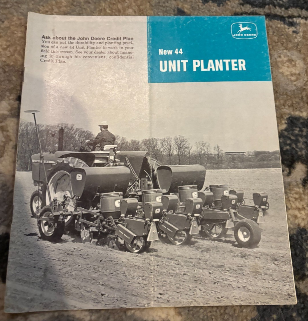 John Deere 44 Unit Planter For 1966 Brochure FCCA
