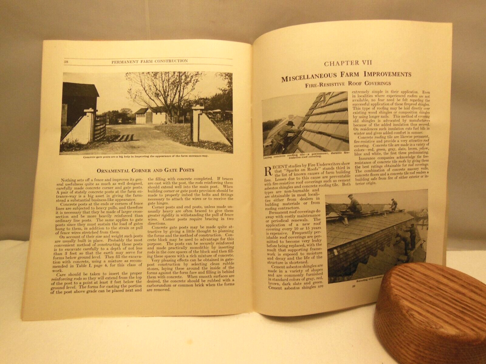 VTG MANUAL ON FARM CONCRETE PERMANENT FARM CONSTRUCTION PORTLAND CEMENT ASSOC.