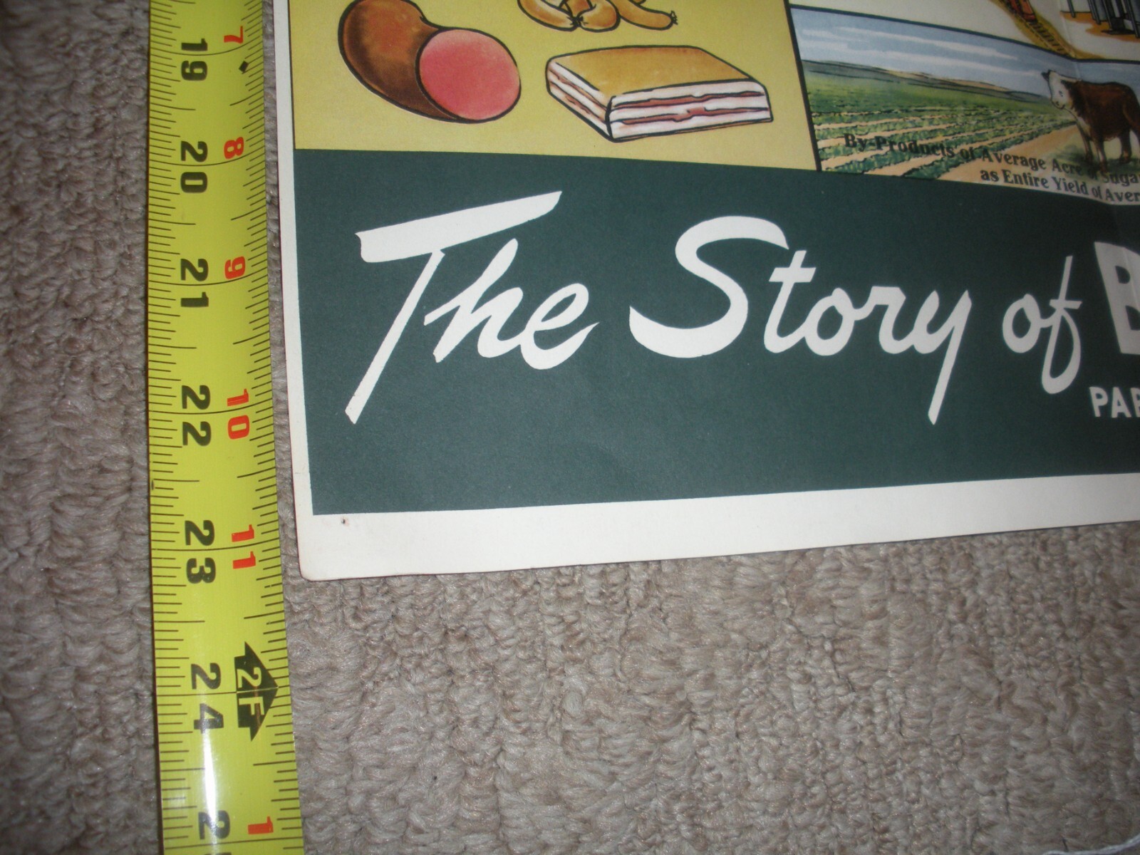 Rare Vintage 1950&rsquo;s? Extracting STORY Beet Sugar food Factory COMPLETE SET OF 4