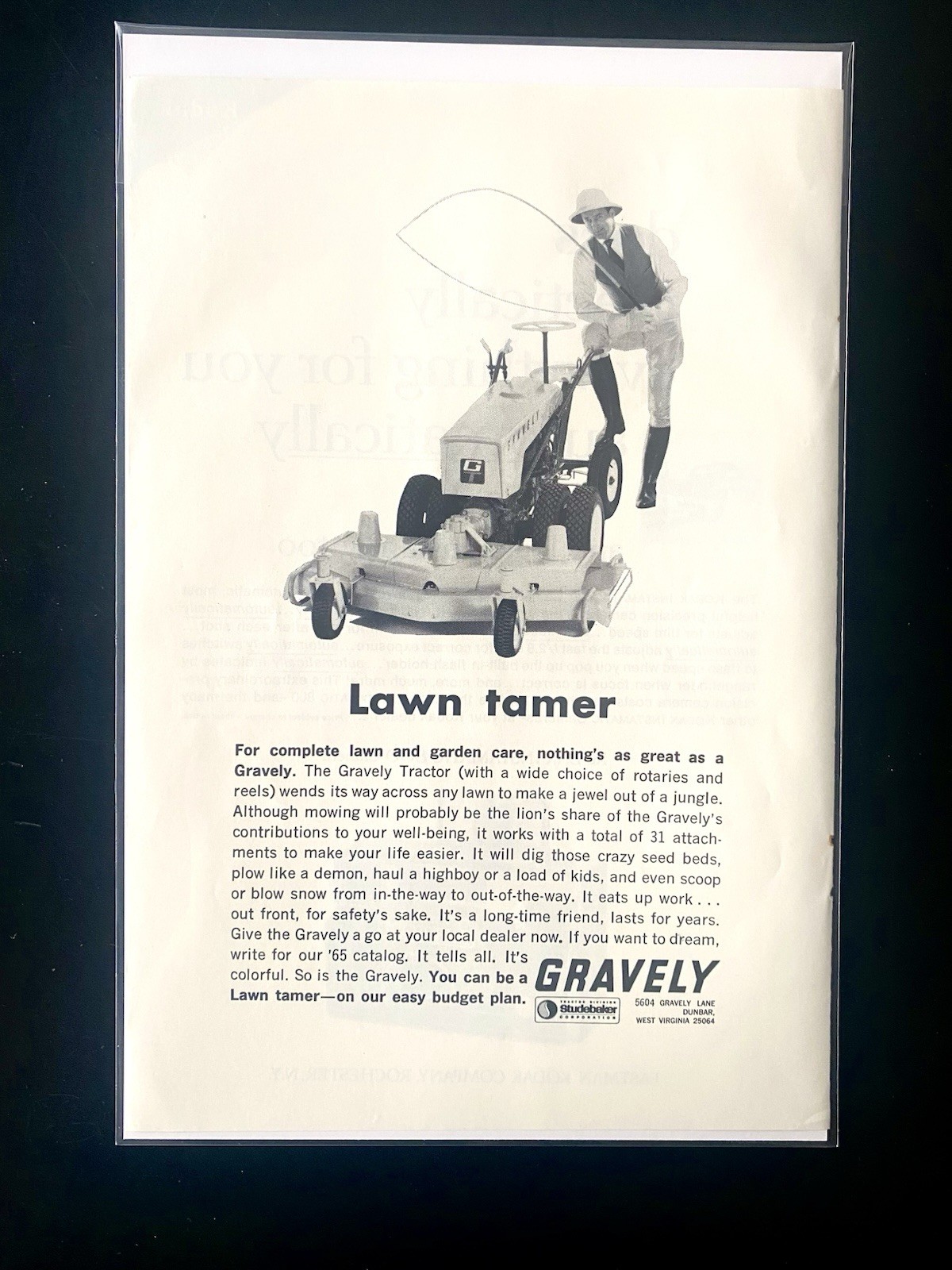 Lot 11 Vintage Lawn Tractor Ads 60s–70s Bolens Husky Gravely Cub Cadet GE