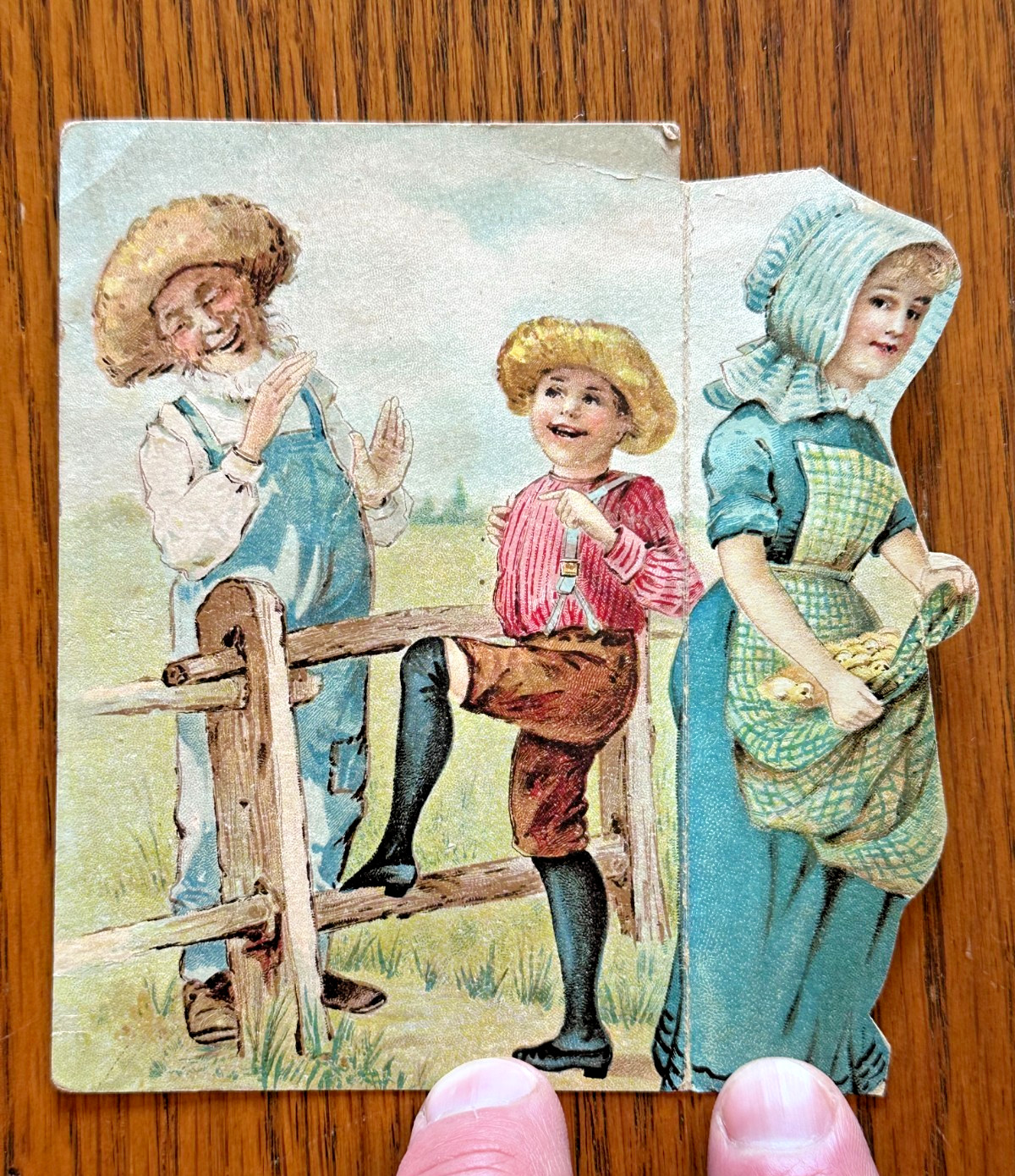 Dain Manufacturing Co. Ottumwa Iowa 1800&rsquo;s Advertising Risqué Farming Trade Card