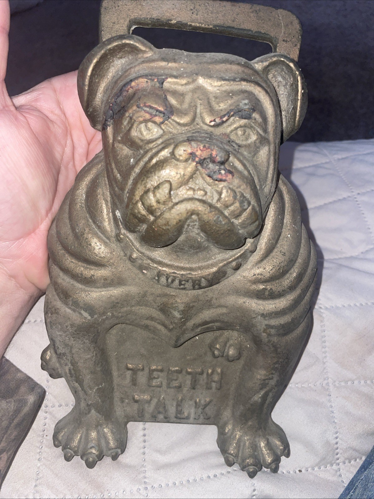 avery tractor advertisement Very rare antique bulldog AVERY 9 3/4 X 5 3/4 »