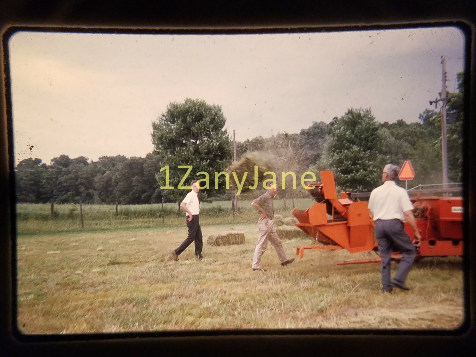 AC2218 35mm Slide of an Allis-Chalmers from MEDIA ARCHIVES MEN FIELD EQUIPMENT