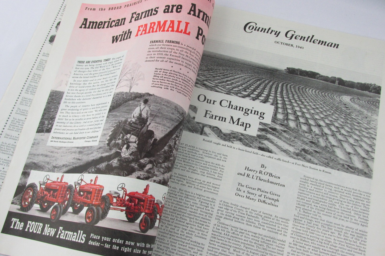 Vintage « Country Gentleman » October 1940 Charles Hargens Cover