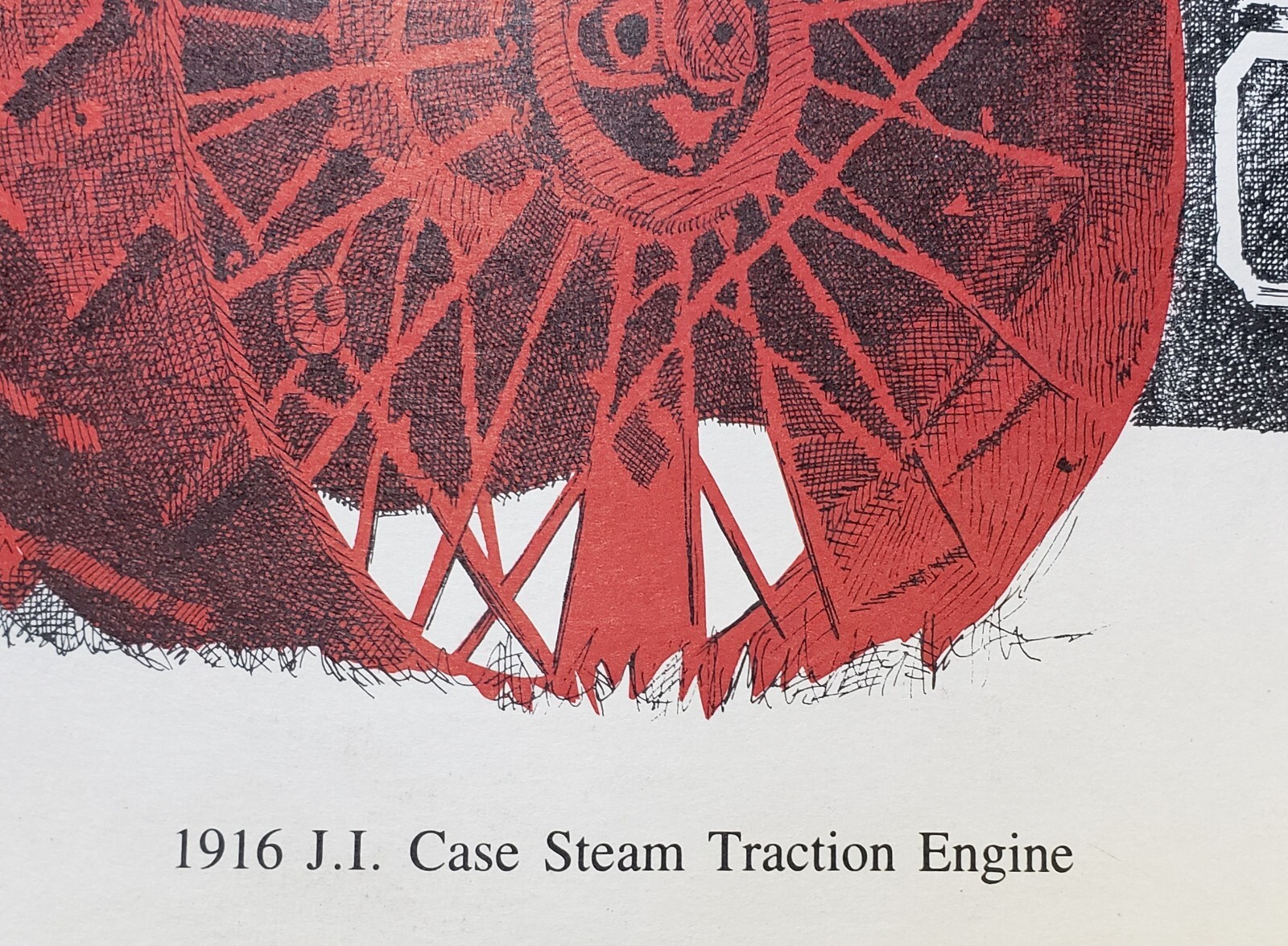 1989 Farm Heritage Festival Poster PG County MD 1916 CASE Steam Traction Engine