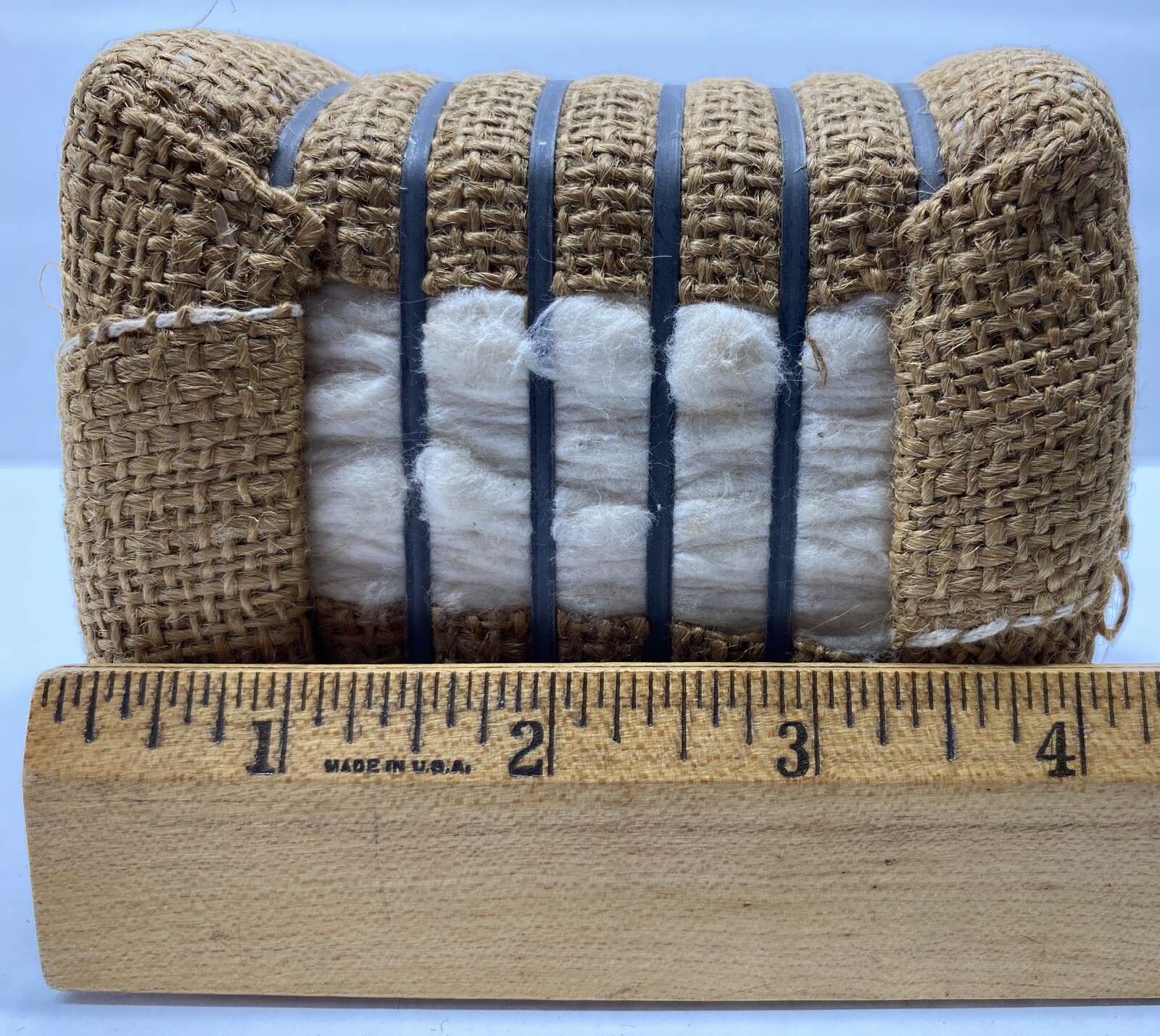 Vintage Cotton Bale Advertising Souvenir Mini Miniature Tag C & L Mini Bales