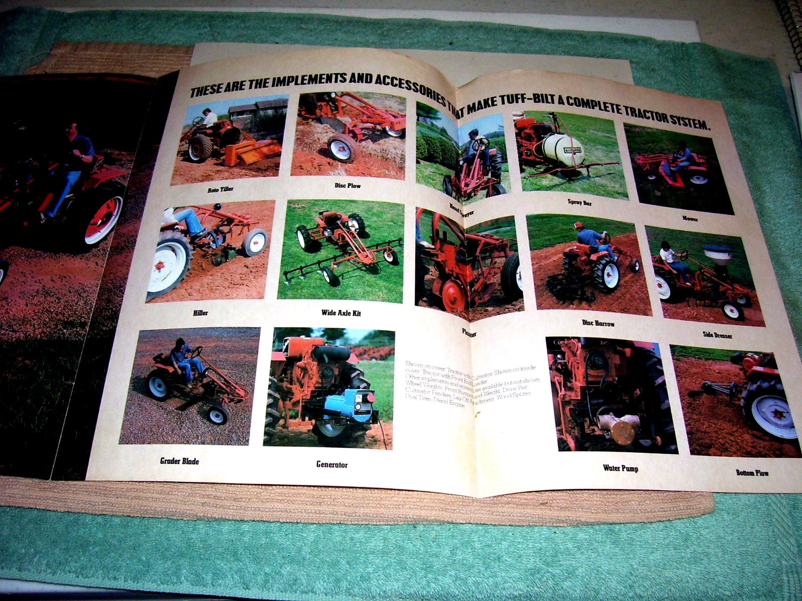 1970&rsquo;s Original Tuff-Bilt Tractors Sales Brochure