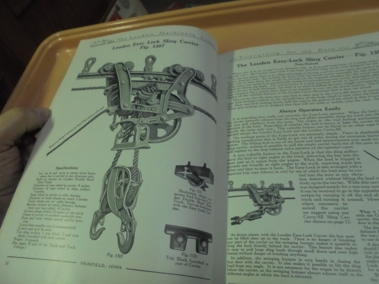 Vintage 1926 Louden Catalog barn, Hog, Dairy equipment
