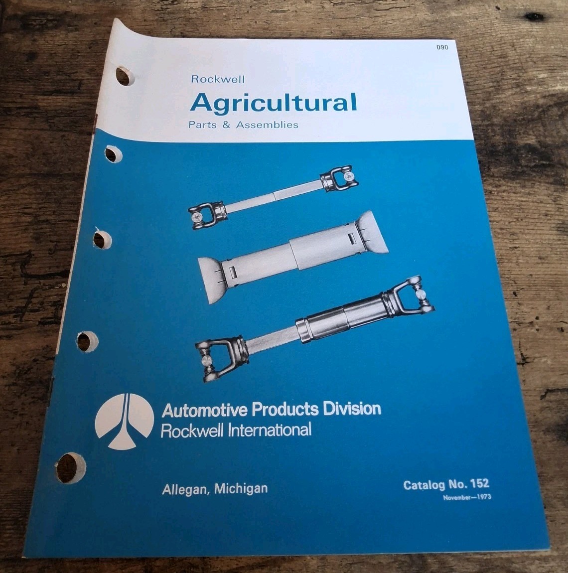 Rockwell Agricultural Parts &Assemblies Automotive Products Division Catalog 152