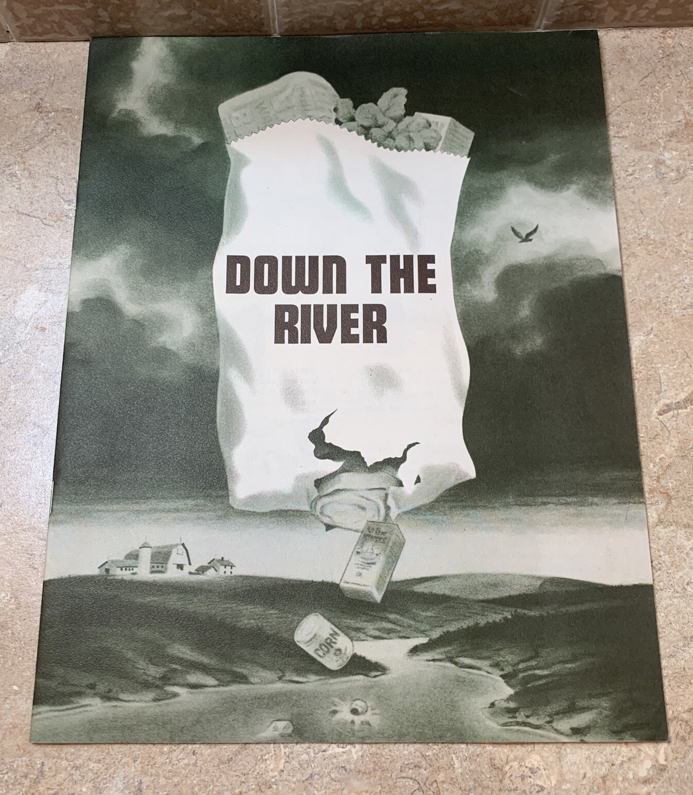 Vintage 1953 Down The River Agriculture Farming Soil Conservation Austin Western