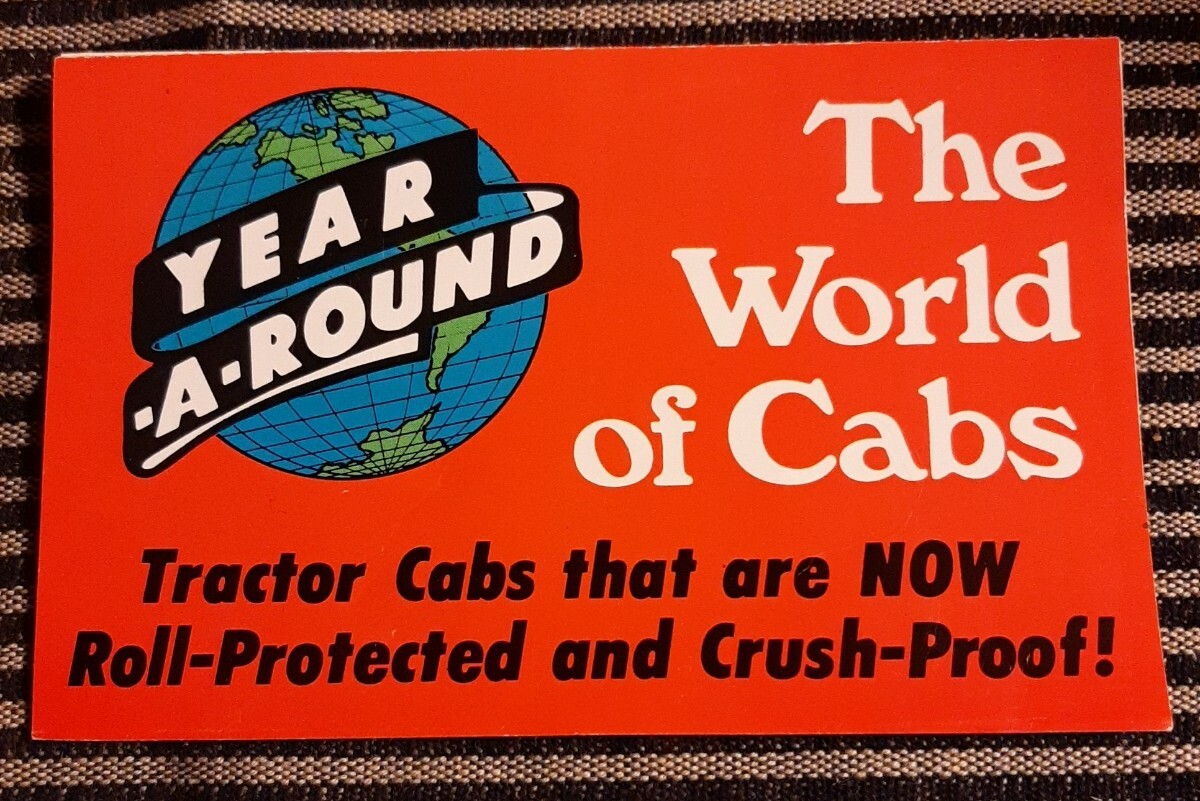 Original Vintage TRACTOR Cabs Dealer ADVERTISING BOOKLET Mankayo, Minnesota
