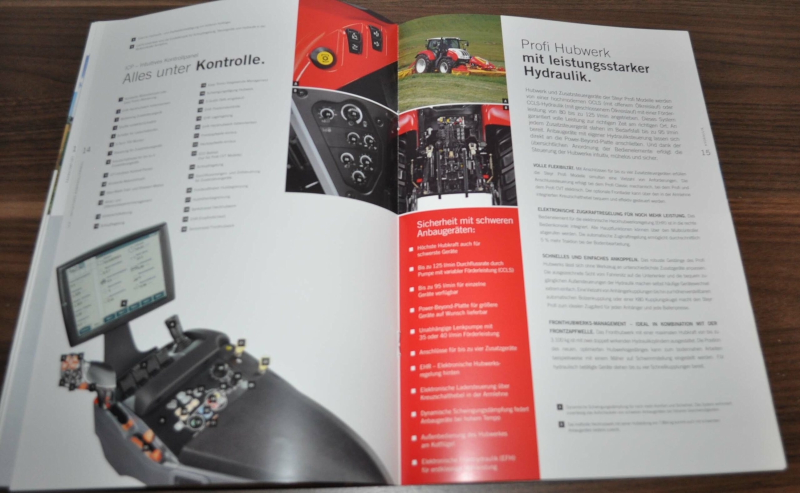 Steyr Profi Serie 4000 6000 Brochure Prospekt