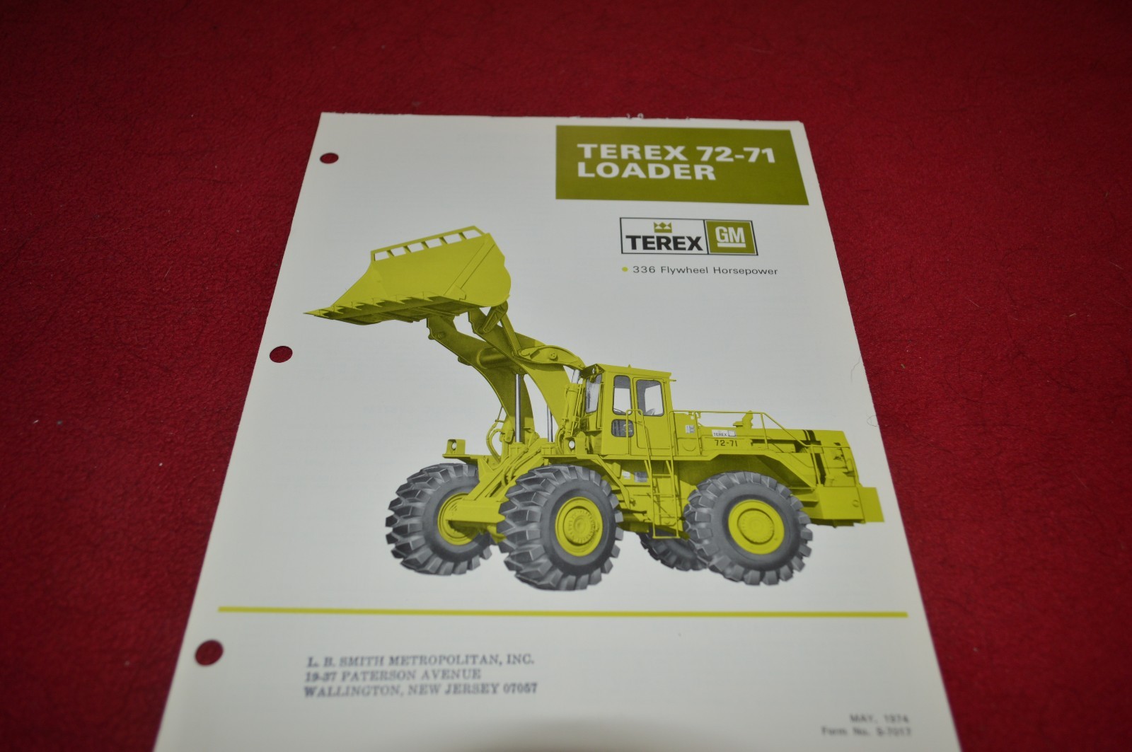 Terex 72-71 Loader Dealer&rsquo;s Brochure DCPA4