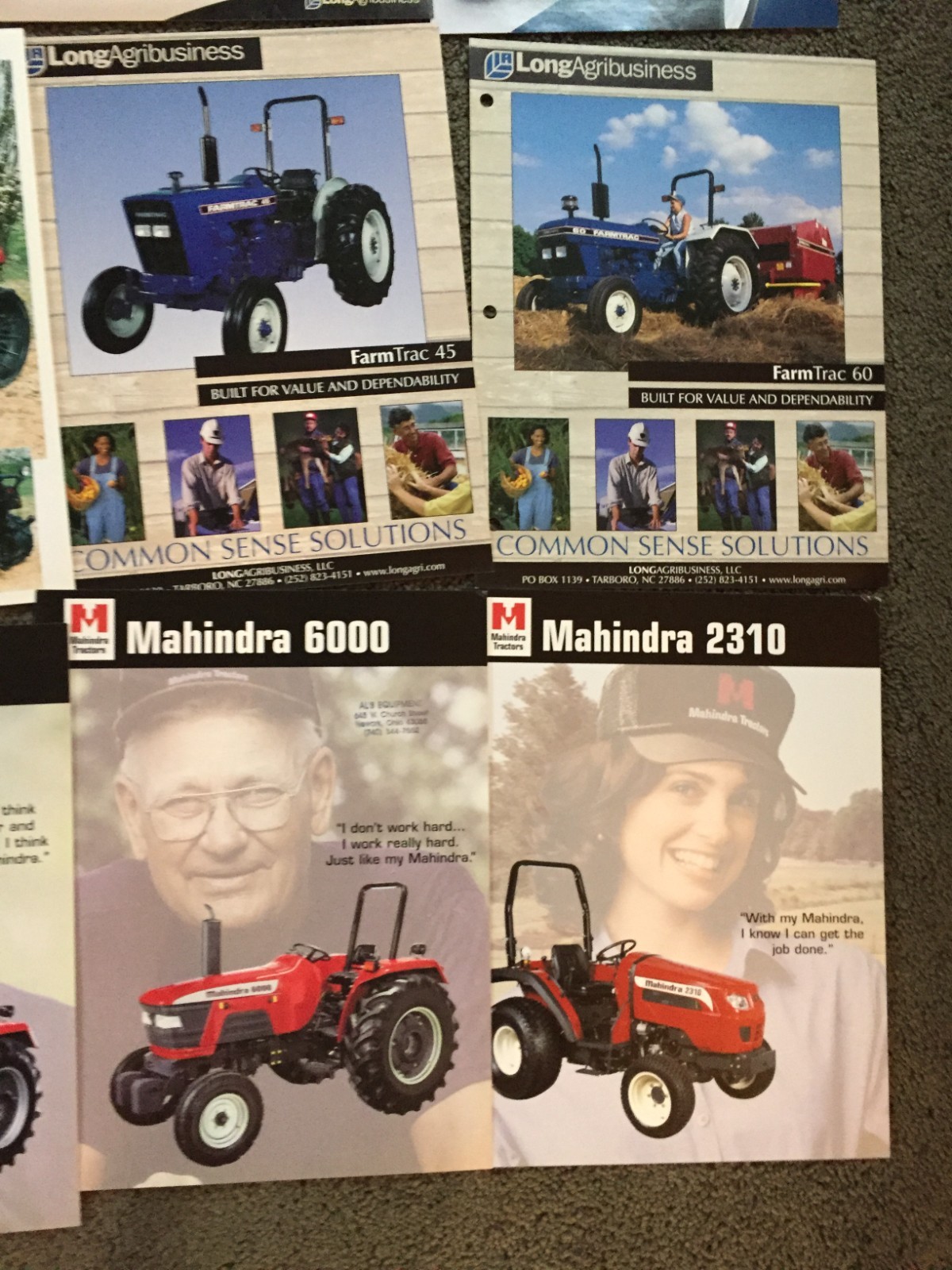 MASSIVE Lot of 113 Mixed &Rare tractor & equipment brochures Literature