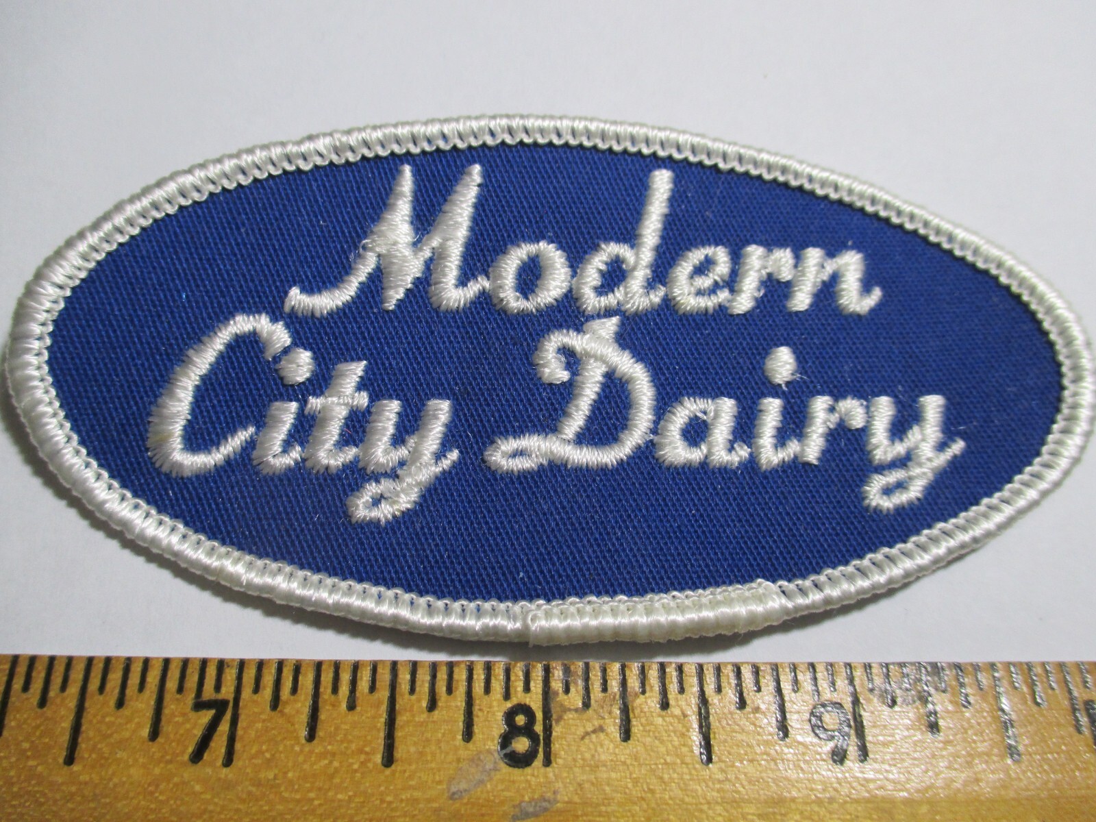 Modern City Dairy Patch NOS 60&rsquo;S Agriculture Farming Cows