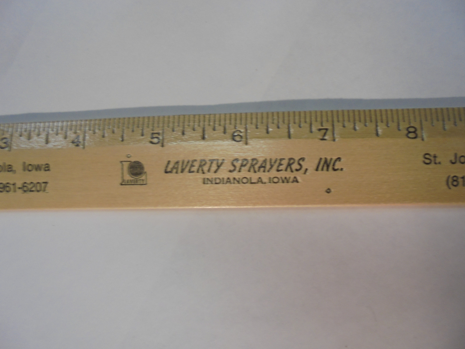 wooden ruler laverty sprayers indianola iowa st joseph missouri farm spraying