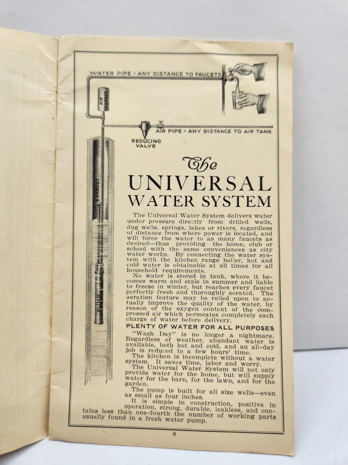 Universal Water System Pumps Brochure Latta-Martin Pump Co. Hickory, NC C7