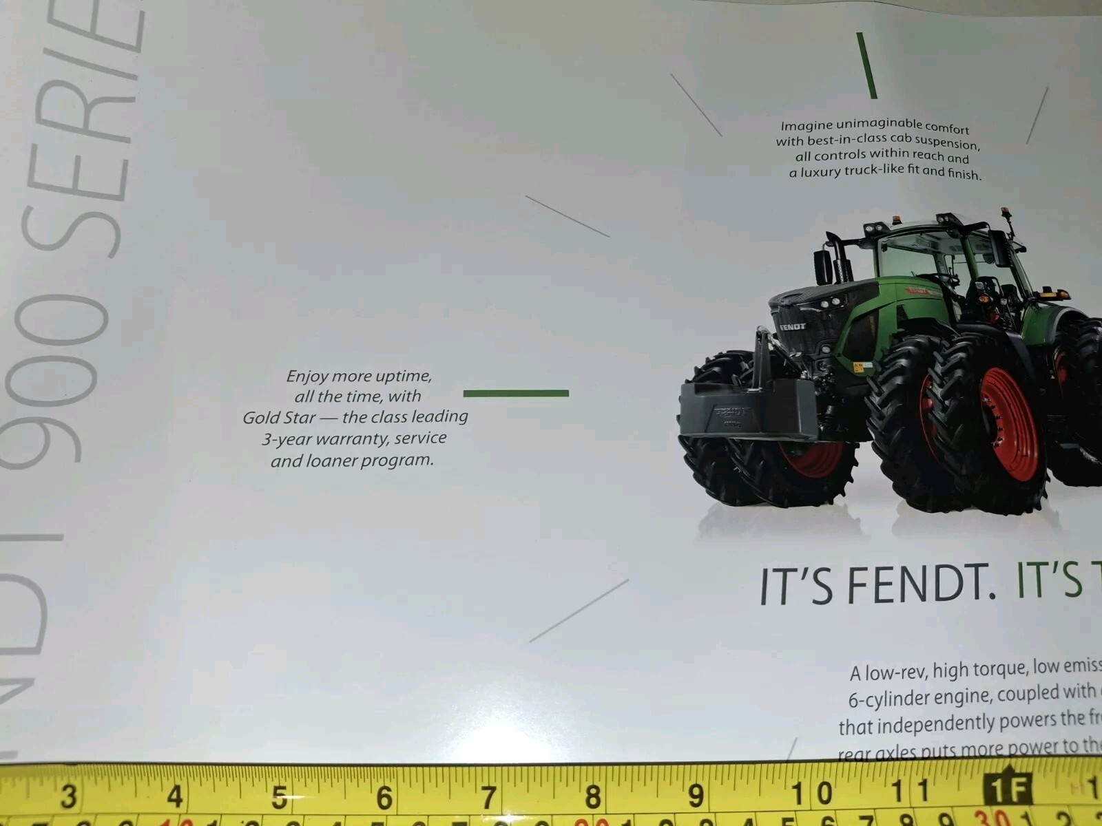 Fendt Tractor 13×24  » It&rsquo;s Fendt, It&rsquo;s Time » Poster-New