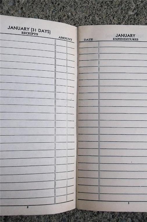 1938 FARM & LIVESTOCK RECORD BOOK FARMERS HANDBOOK CONTINENTAL STEEL ADVERTISING