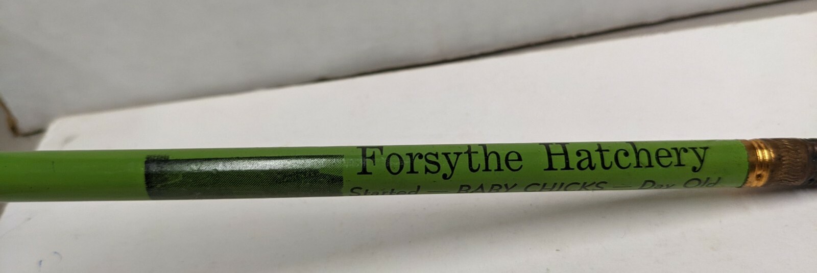 Vintage Forsythe Hatchery Phone Black 175 Villisca Iowa IA Advertising Pencil