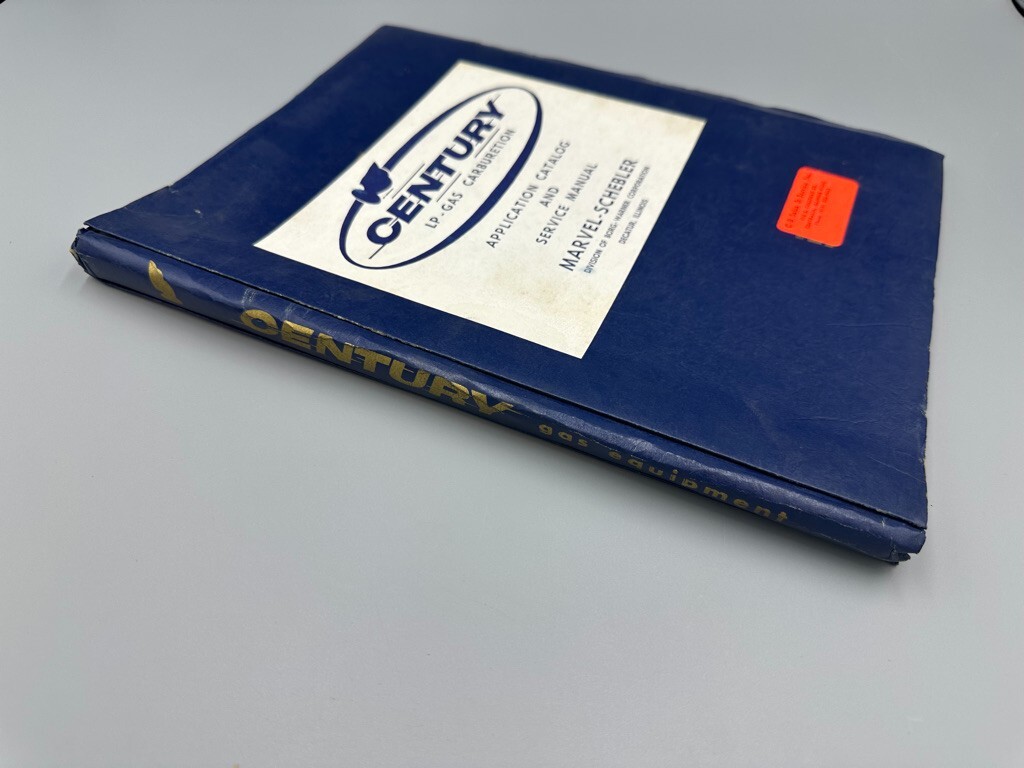 1970 Century LP Gas Carburetion ALLIS CHALMERS LIFT Ford Pinto Manual Catalog