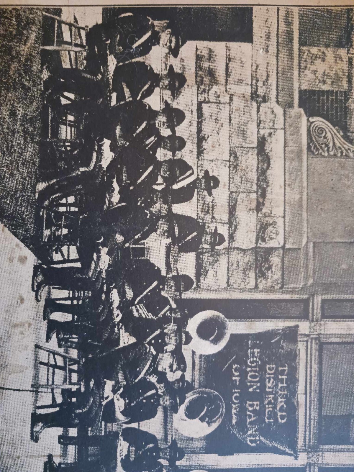 1925 DAIRY CATTLE CONGRESS POSTER SIGN LEGION BAND WATERLOO ACKLEY IOWA 22&Prime; X 14
