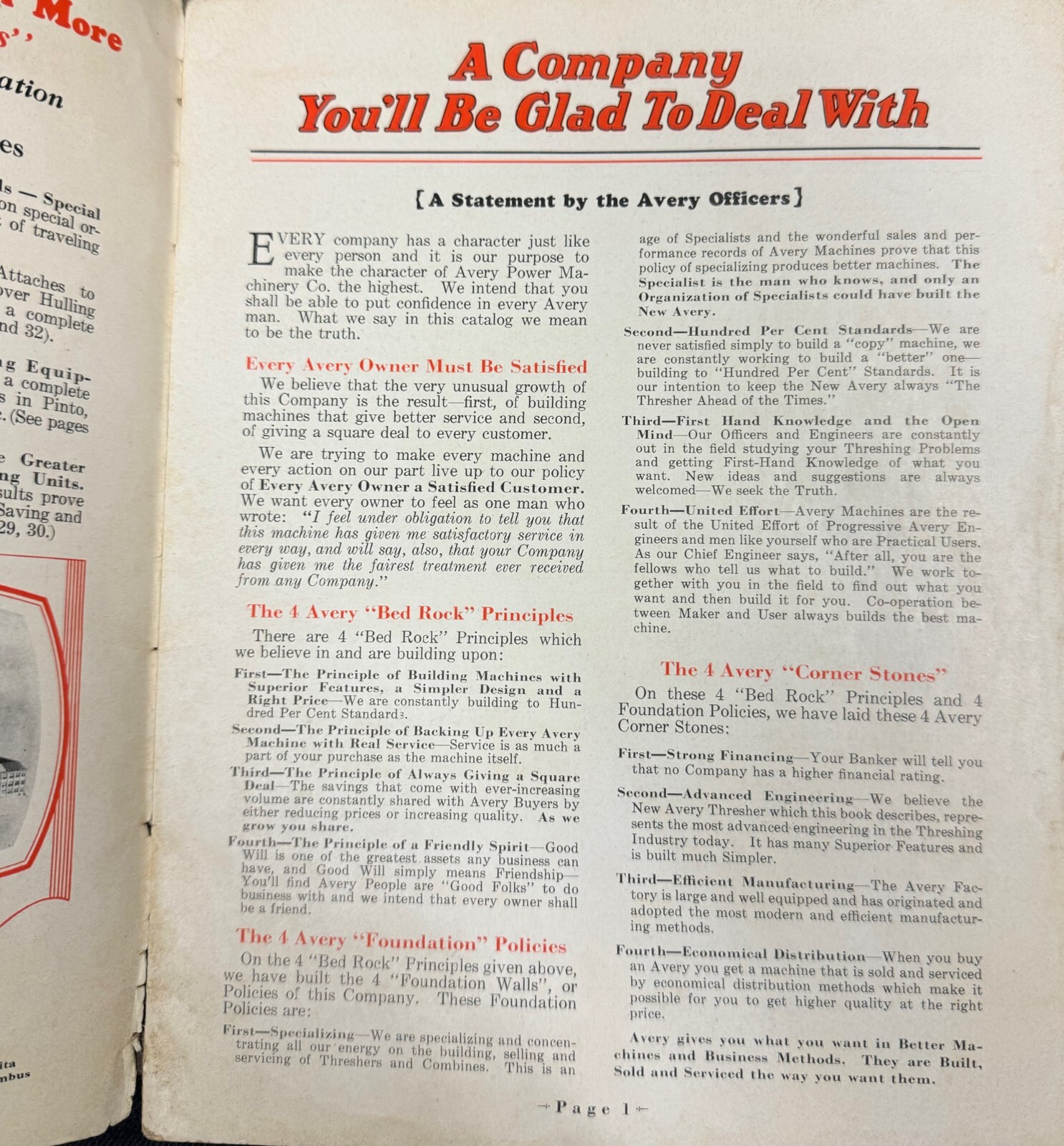 1931- Avery Threshers Catalog – Peoria, IL – Antique Ag – Avery Power Machinery