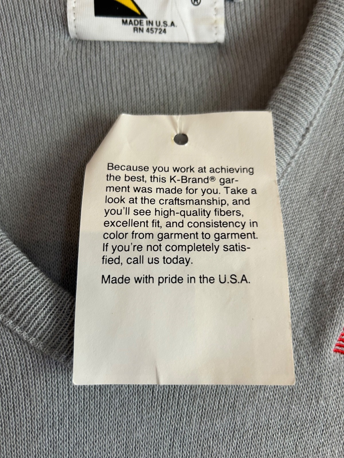 Vintage K-Brand NEW IDEA Coldwater, Ohio Sweater XXL w/ Tags