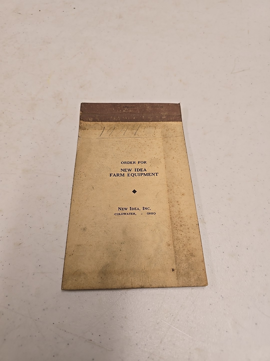 Vintage 1940s New Idea Farm Equipment ILL Implement Dealer Order Book Lot Of 3