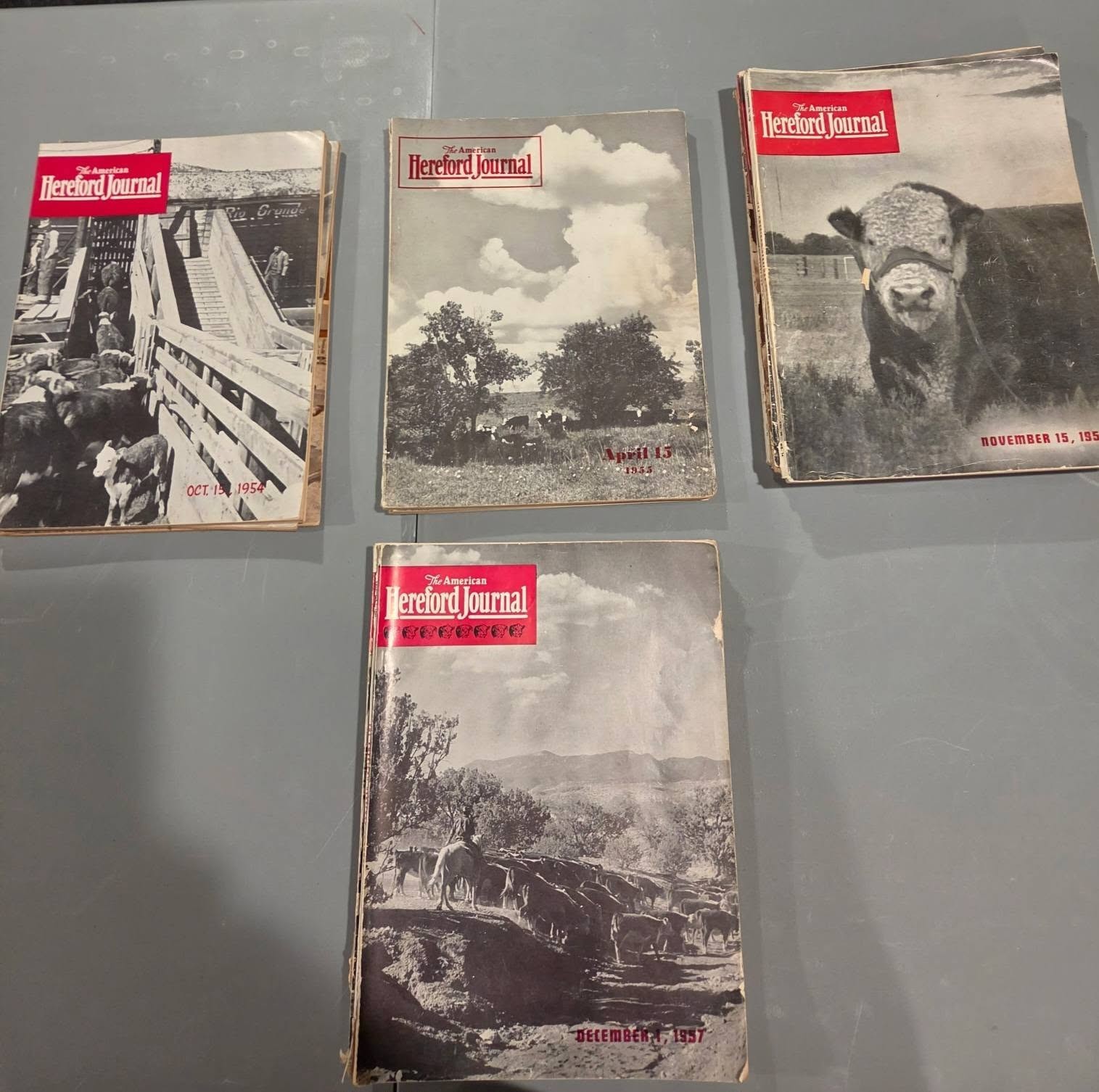 VINTAGE HEREFORD JOURNALS 1950-2001